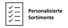 Personalisierte Sortimente
