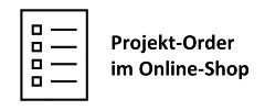 Projekt-Order im Online-Shop