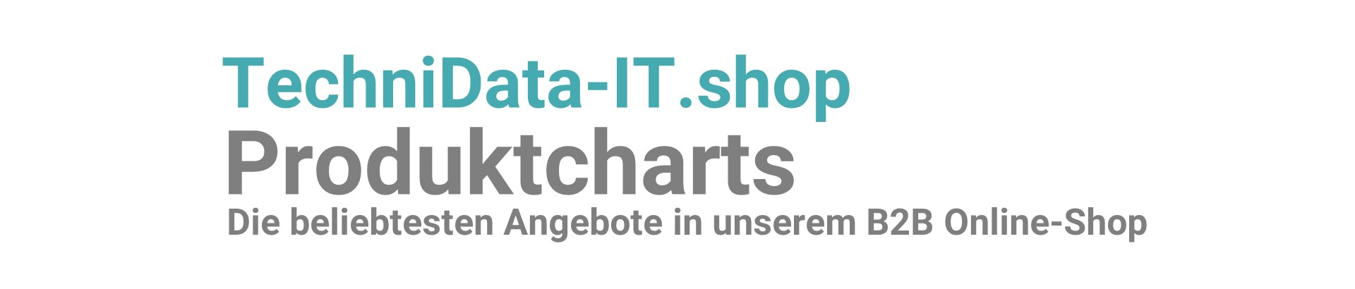 TechniData-IT.shop Produktcharts TechniData-IT.shop Produktcharts